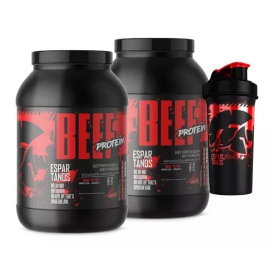 Kit 2x Beef Protein 900g + Coqueteleira - Espartanos